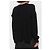 Balenciaga Schwarzer Baumwollpullover mit Zopfmuster - Ansicht 4