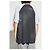 T-shirt Balenciaga com patch cinza de algodão oversized - vista 4