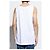 T-shirt sem mangas Dolce & Gabbana em algodão branco - vista 4