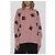 Dolce & Gabbana Monogram Pullover aus rosa Wolle - Ansicht 3