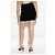 Chloé Schwarzer Wollrock Mini Rippstrick - Ansicht 4