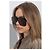 Tom Ford Rectangular Acetate Sunglasses Black - view 2