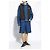 Pantaloncini Moncler in cotone blu - vista 2