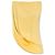 Top sin mangas asimétrico con drapeado Jacquemus Amarillo