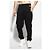 Pantaloni Moncler Black Logo in cotone nero - vista 3