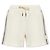 Bermudas Moncler Logo de algodón crema