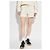 Bermudas Moncler Logo de algodón crema - vista 3