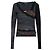 Balenciaga Top de materiales combinados