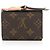 Portafoglio compatto Tuileries in Canvas Monogram e pelle di vitello Louis Vuitton - vista 3