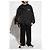 Balenciaga Oversized Kapuzenjacke Schwarz aus Polyester - Ansicht 2