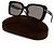 Gafas de sol Tom Ford cuadradas de acetato negro - vista 3