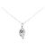 Autre Marque Collana in Pt850 Zaffiro e Diamante