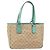 GUCCI GG Canvas Tote Bag Beige Silver 113019 - vista 13