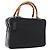 GUCCI Bamboo Hand Bag Nylon Black Silver 000 0538
