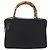 GUCCI Bamboo Hand Bag Nylon Black Silver 000 0538 - vista 2