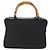 GUCCI Bamboo Hand Bag Nylon Black Silver 000 0538 - vista 3