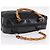 GUCCI Bamboo Hand Bag Nylon Black Silver 000 0538 - vista 6