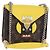 LOUIS VUITTON Monogram Chain Pochette Mask PM Bag Yellow M50127 LV