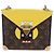 LOUIS VUITTON Monogram Chain Pochette Mask PM Bag Yellow M50127 LV - vista 2