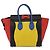 Céline CELINE Luggage Mini Shopper Hand Bag Leather Black Gold - vista 3