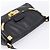 PRADA Shoulder Bag Leather Black Gold - vista 6