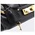 PRADA Shoulder Bag Leather Black Gold - vista 9