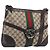 GUCCI GG Canvas Web Sherry Line Interlocking G Shoulder Bag 131033