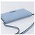 GUCCI Micro GG Canvas Guccissima Shoulder Wallet Leather Blue 466507 - vista 6