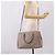 PRADA Hand Bag Saffiano leather 2way Gray Gold - vista 33