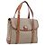 Céline CELINE Macadam Hand Bag PVC Beige Gold Tone