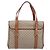 Céline CELINE Macadam Hand Bag PVC Beige Gold Tone - vista 2