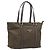 PRADA Tote Bag Nylon Green Gold