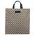 GUCCI GG Supreme Hand Bag PVC Beige Silver 456217 - vista 13