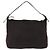 FENDI Mamma Baguette Shoulder Bag Cotton Jersey Brown Silver - vista 2