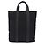 Hermès HERMES Acapulco Cabas MM Hand Bag Canvas Leather Black Silver - vista 2
