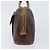 Céline CELINE Macadam Canvas Hand Bag PVC Leather Brown Gold - vista 3