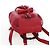 GUCCI Bamboo Backpack Leather Red Silver 387149 - vista 6