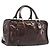 LOEWE Amazona 28 Hand Bag Patent Brown Silver
