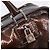 LOEWE Amazona 28 Hand Bag Patent Brown Silver - vista 19