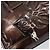 LOEWE Amazona 28 Hand Bag Patent Brown Silver - vista 20
