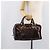 LOEWE Amazona 28 Hand Bag Patent Brown Silver - vista 27