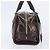 LOEWE Amazona 28 Hand Bag Patent Brown Silver - vista 4