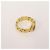 Christian Dior Claire Dilune Ring, vergoldet mit Strasssteinen - Ansicht 10