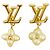Louis Vuitton Floragram Stud Ohrringe