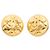 Orecchini a clip placcati oro Chanel