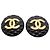 Orecchini a clip Chanel Black and Gold