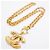 Collana Chanel placcata oro - vista 3