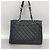 Saco Tote Chanel em couro de bezerro grão preto - vista 10