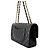 Borsa a tracolla Chanel Black Matelassé con catena - vista 2