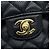 Borsa a tracolla Chanel Black Matelassé - vista 15